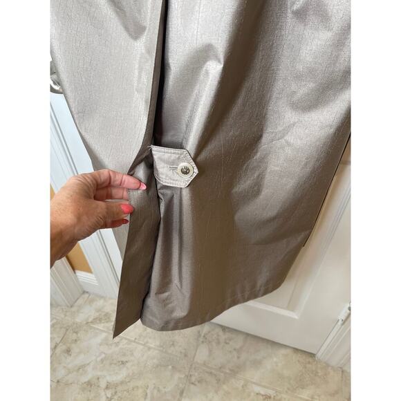 F.S.L FSL collection NWOT trench coat jacket size 6 professional oversized - Picture 13 of 14